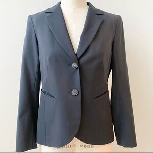 Lafayette 148 New York Classic Career Blazer Black Size 4